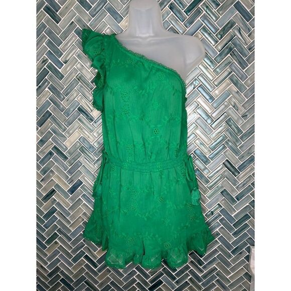 slim fit dress slacks Green and White Stripe Tula Dress S